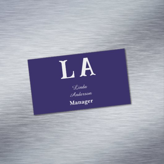 Aangepaste levendige professional magnetisch visitekaartje (Voorbeeld)