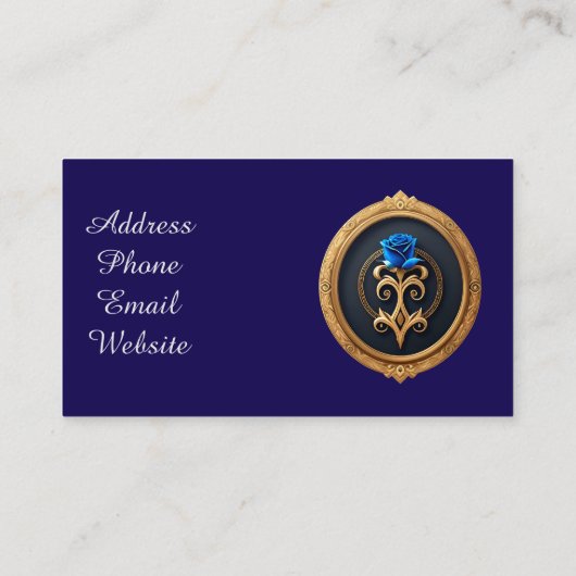 Aangepaste levendige professional visitekaartje (Achterkant)