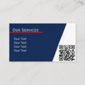 Aangepaste levendige professionele visitekaartje (Achterkant)