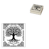 Aangepaste levensboom uit de bibliotheek van rubberstempel (Gestempeld)