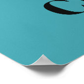 Aangepaste levensstandaard en poster in kleur (Hoek)