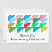 Aangepaste leverjubileum kaart (Voorkant)
