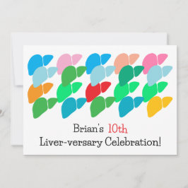 Aangepaste leverjubileum kaart