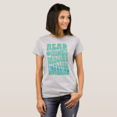 Aangepaste Lezen Vernieuwen Imagine Learn Biblioth T-shirt (Voorkant volledig)