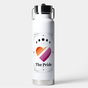 Aangepaste LGBT Pride Tarot Lesbische Regenboog Qu Waterfles
