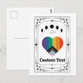 Aangepaste LGBT Pride Tarot Trans Queer Regenboog Briefkaart (Voorkant / Achterkant)