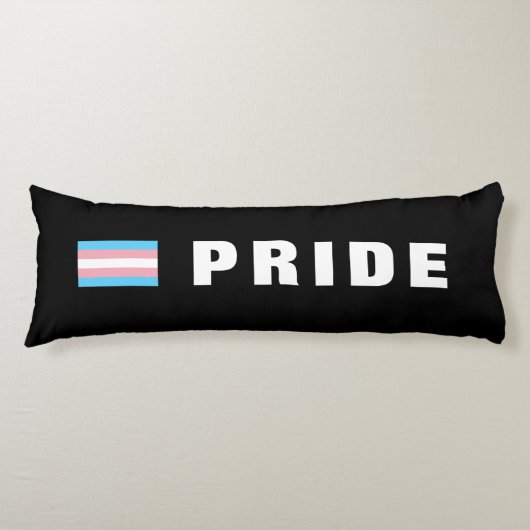 Aangepaste LGBTQ-tekst regenboogveredeling Primair Lichaamskussen (Voorkant)