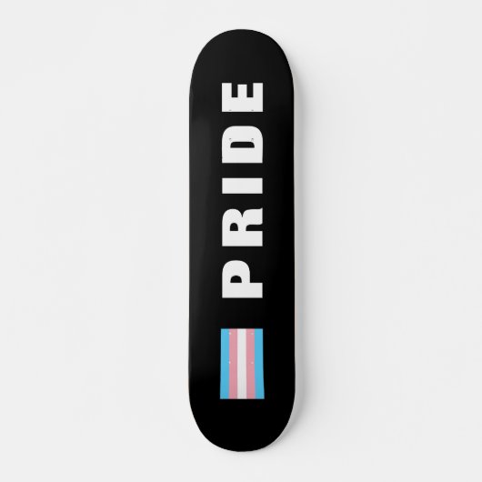 Aangepaste LGBTQ-tekst regenboogveredeling Primair Persoonlijk Skateboard (Voorkant)