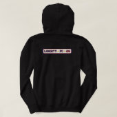 Aangepaste Liberty FC Dames Cropped Hoodie | Vinta (Design achterkant)