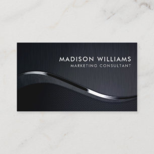 Aangepaste Licht Donkergrijs Zilver Glitter Profes Visitekaartje