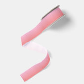 Aangepaste Licht Koraal Ombre Grosgrain Lint (Achterkant)