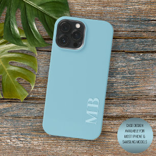 Aangepaste licht Turquoise blauw gekleurd Case-Mate iPhone 14 Pro Max Hoesje