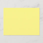 Aangepaste lichte gele Picture-Perfect Standaard Briefkaart (Voorkant)