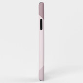 Aangepaste lichte pastel stoffige roze mauve blush Case-Mate iPhone case (Achterkant/rechts)