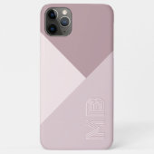 Aangepaste lichte pastel stoffige roze mauve blush Case-Mate iPhone case (Achterkant)
