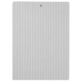 Aangepaste lichtgrijze instripes klembord (Achterkant)