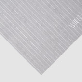 Aangepaste lichtgrijze instripes tissuepapier (Detail)