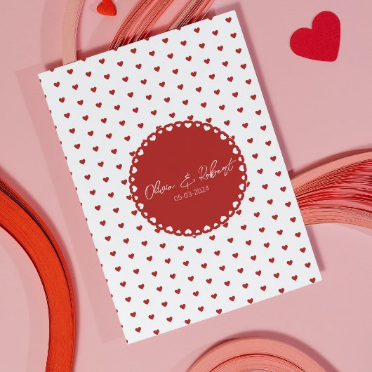 Aangepaste liefde bedankkaart