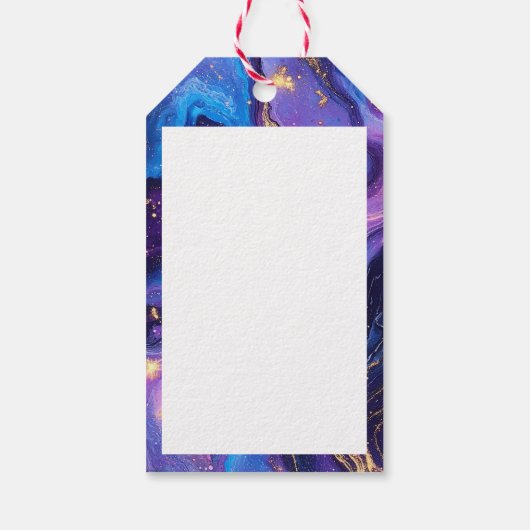 Aangepaste liefde, drank en kosmische vibes bruilo cadeaulabel (Achterkant)