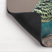 Aangepaste liefde en liefde tekst papegaaien afbee muismat (Hoek)