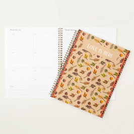 Aangepaste Liefde is hier Modern klassieke herfst  Planner