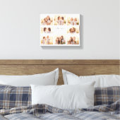 Aangepaste Liefde Je Papa Vaderdag Fotocollage Canvas Afdruk (Insitu (Slaapkamer))