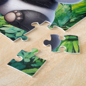 Aangepaste liefde panda's zijn schattig legpuzzel (Zijkant)