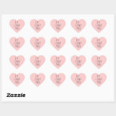 Aangepaste liefde stickers (Vel)