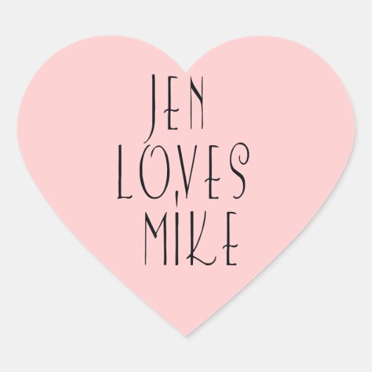 Aangepaste liefde stickers (Voorkant)