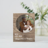 Aangepaste liefde voor een vrolijke Thanksgiving v Briefkaart (Staand voorkant)