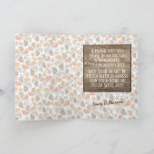 Aangepaste liefde voor een vrolijke Thanksgiving v Feestdagen Kaart (Binnen)