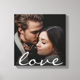 Aangepaste Liefdesfoto Canvas Afdruk