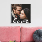 Aangepaste Liefdesfoto Canvas Afdruk (Insitu (Woonkamer))