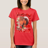 aangepaste liefdesfoto t-shirt (Voorkant)