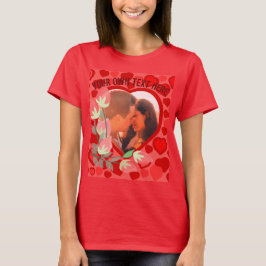 aangepaste liefdesfoto t-shirt