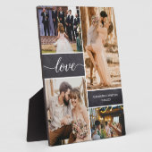 Aangepaste liefdesweduwfoto's Collage Fotoplaat (Zijkant)