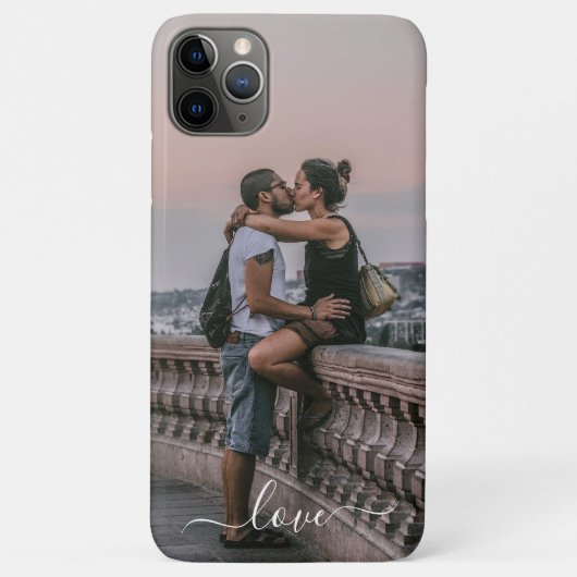 Aangepaste liefhebbers Afbeelding en eenvoudige li Case-Mate iPhone Case (Achterkant)
