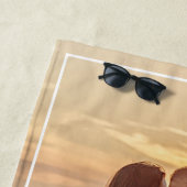 Aangepaste liefhebbers Afbeelding en eenvoudige li Strandlaken (In situ)