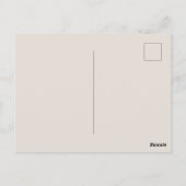 Aangepaste liefhebbers van schattige vossen briefkaart (Achterkant)