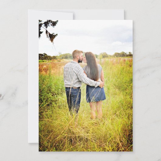 AANGEPASTE LIJST | AANKONDIGING VAN DE DATUM (Achterkant)