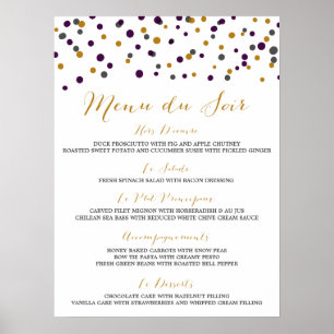 Aangepaste lijst - Menu Poster