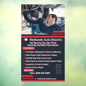 Aangepaste lijst met autoreparatiewerkplaatsservic raamsticker (Vel 3)