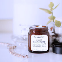 Aangepaste lijst met ingrediënten handgemaakte zee