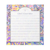 Aangepaste lijst met meerdere kleuren voor Abstrac Notitieblok (Voorkant)