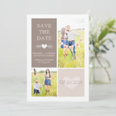 AANGEPASTE LIJST | SAVE THE DATE-AANKONDIGING DATE (Staand voorkant)