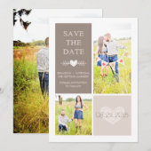 AANGEPASTE LIJST | SAVE THE DATE-AANKONDIGING DATE (Voorkant / Achterkant)