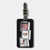 Aangepaste Lijst voor 3-fotomomentopnamen Aangepas Bagagelabel (Voorkant verticaal)