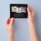 Aangepaste Lijst voor 3-fotomomentopnamen Aangepas Flyer (Hand)