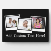 Aangepaste Lijst voor 3-fotomomentopnamen Aangepas Fotoplaat (voorkant)