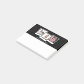 Aangepaste Lijst voor 3-fotomomentopnamen Aangepas Post-it® Notes (Schuin)